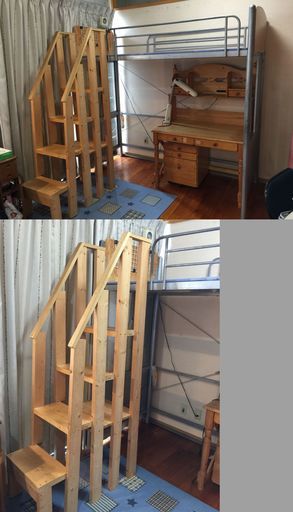オリジナル2段ベット用階段