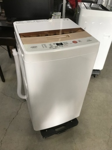2017年製 AQUA 全自動電気洗濯機 AQW-BK50E 5.0kg