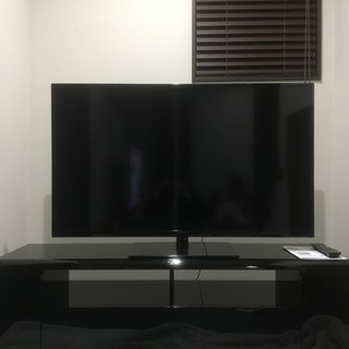 交渉中パナソニック50インチテレビ、テレビ台セット