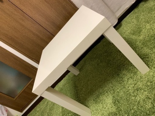 かくかくテーブル 白