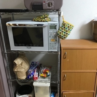 アルミラック、3段ボックス