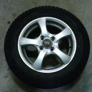 【完全売り切り】軽自動車用14インチ　アルミホイール+スタッドレ...