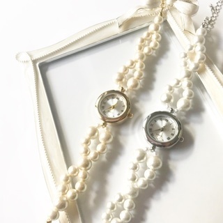 【初心者大歓迎】コットンパールブレスウォッチレッスンの画像