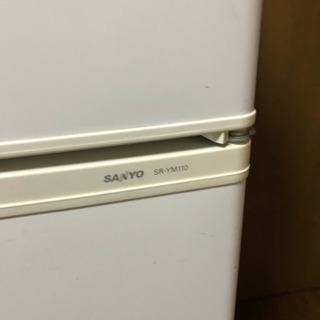2ドア冷蔵庫109L2010年製の画像