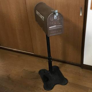 SKETCH氏ピンストライプ文字入りUS メールボックス アメリ...