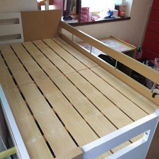 【値下げ】ロフトベッド･階段･机･収納付き＋椅子付きの画像