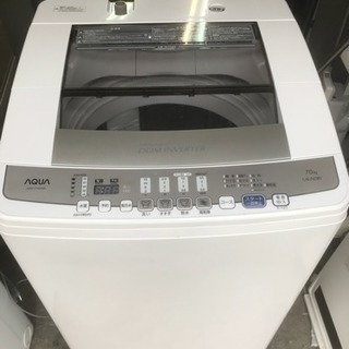 洗濯機 アクア 7㎏洗い AQW-V700D 2014年 家族用...