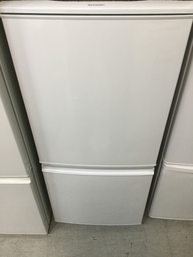 【送料無料・設置無料サービス有り】冷蔵庫 SHARP SJ-14Y-W 中古 ②