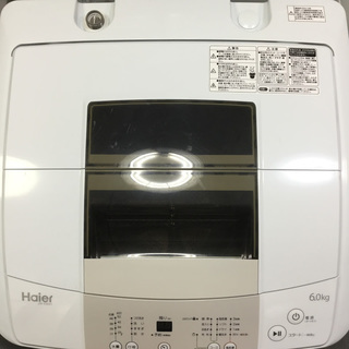 送料無料・設置無料サービス有り】洗濯機 Haier JW-K60H 中古