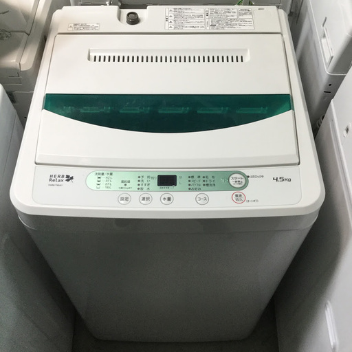 【送料無料・設置無料サービス有り】洗濯機 2017年製 HerbRelax YWM-T45A1 中古