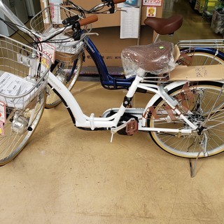 電動アシスト　自転車　21TECHNOLOGY　24インチ　白