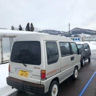 値下げしました！スバル サンバー S/C付き4WD 5速！！チョイ訳ありの画像