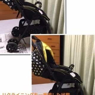 値下げ！ A型ベビーカー ミッキー デヨーネの画像