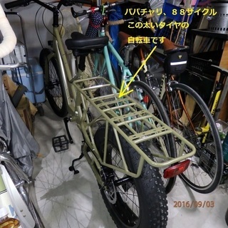 パパチャリ（サイクルベースあさひの８８サイクル）