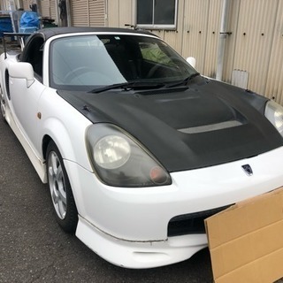 値下げしました MR-S エアロ カーボン ボンネット スポイラ...