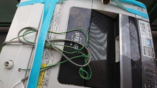 洗濯機　乾燥機能付　日立BW-D8PV　説明書有