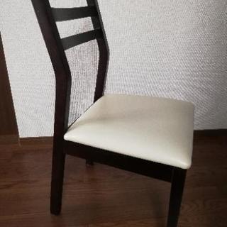 ☆お取引中☆ダークブラウン ダイニング4点セットの画像