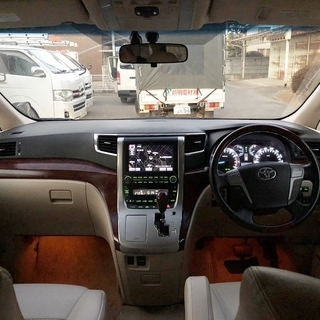 20　アルファード　350G　両側パワスラ/HDDナビ/フリップダウンモニター/シートカバー/ETC/コンビウッド　予備検査取得済み！！の画像