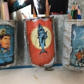 リメイク缶作り お一人2000円の画像