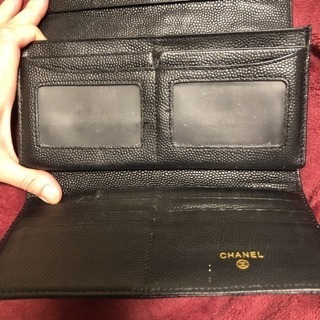 再募集★CHANELシャネル長財布※ファスナー破損ありの画像