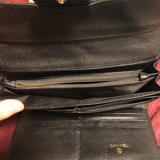 再募集★CHANELシャネル長財布※ファスナー破損ありの画像