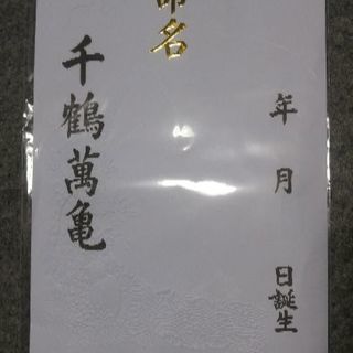 50円　命名紙　未使用２枚