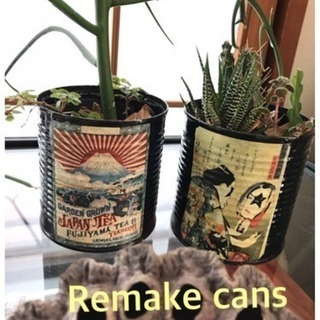 リメイク缶作り お一人2000円の画像