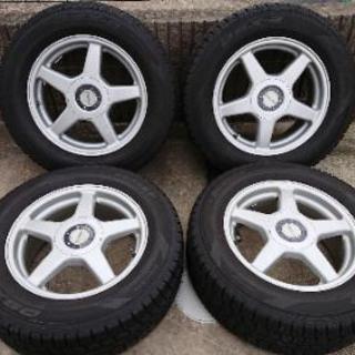 ダンロップ スタッドレス DSX-2 215/65R16 ホイール付 Offset+38 16×7jj PCD114.3  5穴