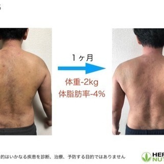 私は1ヶ月で体脂肪率3％、体重2キロ落としました。の画像