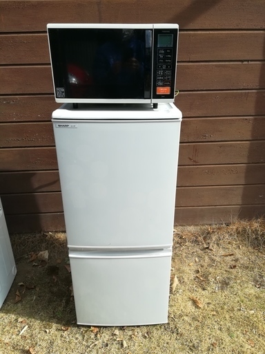 シャープ冷蔵庫・TOSHIBA電子レンジ　セット