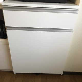 ゴミ箱 ダストボックス 国産 木製 2分別 45リットル x2 ...