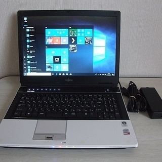 高速SSD120GB搭載　Fujitsu FMV-BIBLO N...