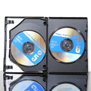 英会話CD 3枚組 ECC Super English Workout JE CDセット②（CD4・5・6）の画像