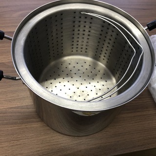 パスタ鍋２２㎝　中古　キャンプやアウトドア用に！