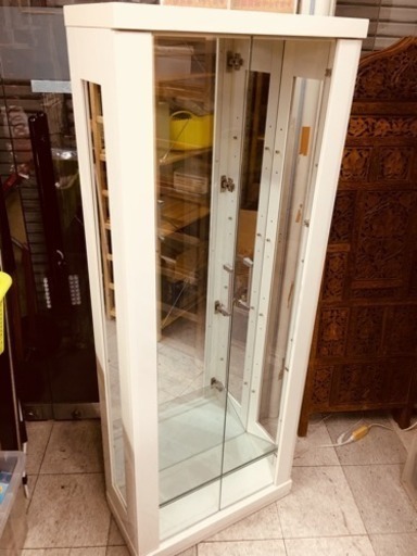 9月20日まで20%引き早いもん勝ち！！ キャビネット コレクション ミラー付き 照明付き ガラス棚板4枚