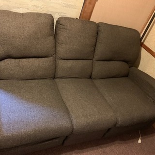 電動ソファ ブラウン