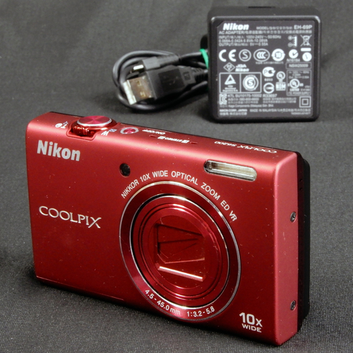 Nikon デジタルカメラ COOLPIX S6200 1600万画素 光学10倍ズーム チェリーピンク  Used