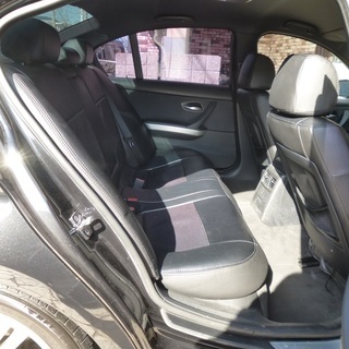 検査31年7月320iMスポーツPKG HDDナビ/DVD再生/LEDイカリング/カーボンスポイラー/ブラックレザー調シートカバー/プッシュスタート/電子キーの画像