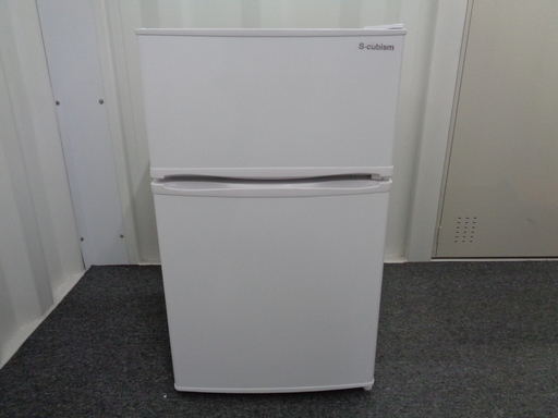 ほぼ新品❕スキュービズム 90L 冷蔵庫 R-90WH 2018年製