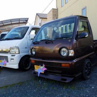 送料無料も可！51キャリイカスタム！ローダウンフルエアロブラックレーシングの画像