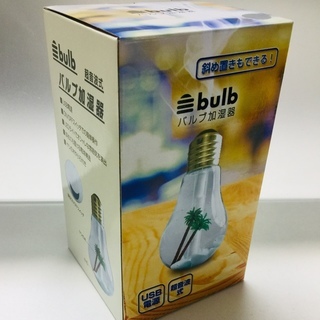 超音波式バルブ加湿器　【新品未開封】　USB電源式　LEDライトの画像