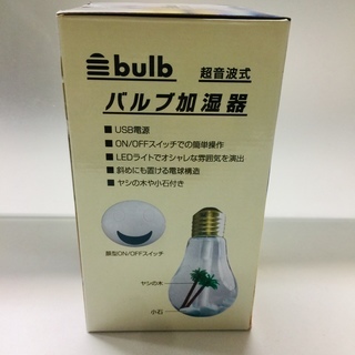 超音波式バルブ加湿器　【新品未開封】　USB電源式　LEDライトの画像