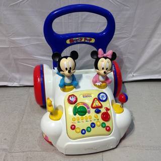■Ｔ13■ides ミッキー＆ミニー 手押し車 カタカタ ベビー...