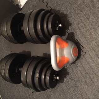 60ｋｇダンベルセット　+　8ｋｇケトルベル