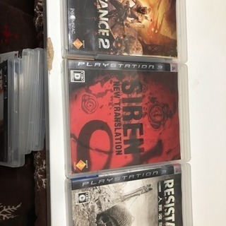 PS3＋ソフト3本の画像
