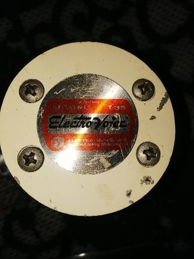electro-voice 8ohms model t 35 ペア