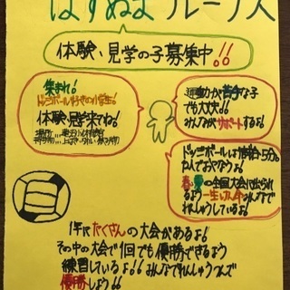 部員大募集！  さいたま市  小学生のドッジボールチームの画像