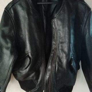 【GRASS MEN'S】【本皮】MA-1タイプ　レザーブルゾン