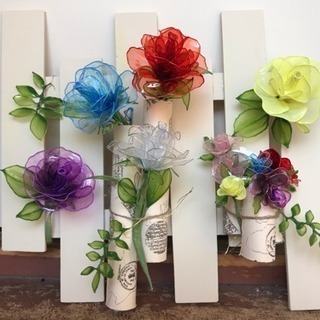 ワークショップ！ディップアートミニ薔薇