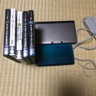 3DSと3DSLLとソフト多数